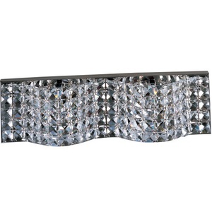 EE2427620PC Wave 2 Bulb Bathroom Lighting - Polished Chrome EE2427620PC Wave 2 Bulb Bathroom Lighting - Polished Chrome