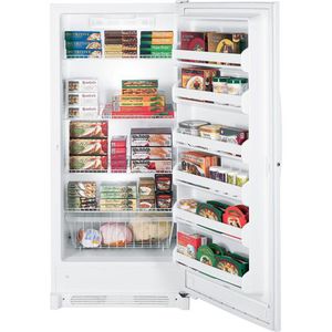 GFUF21SVRWW Upright Freezer Freezer & Ice Maker - White GFUF21SVRWW Upright Freezer Freezer & Ice Maker - White