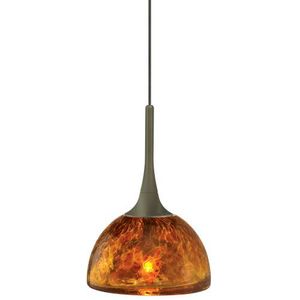 LHS266AMBZ1A35FSJ Sophia Coax Mini-Pendant Pendant Light - Bronze / Amber LHS266AMBZ1A35FSJ Sophia Coax Mini-Pendant Pendant Light - Bronze / Amber