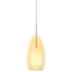 LHS241AMPC1B35MPT Tear-SI Coax Pendant Track Lighting - Polished Chrome / Amber LHS241AMPC1B35MPT Tear-SI Coax Pendant Track Lighting - Polished Chrome / Amber