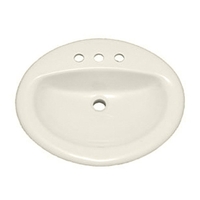 Self-Rimming Bathroom Sink 20-1/2 x 17-1/2 x 7-5/8 Self-Rimming Bathroom Sink 20-1/2 x 17-1/2 x 7-5/8