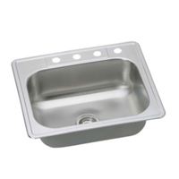 Single Bowl Kitchen Sink 25 x 22 x 7-1/8 Single Bowl Kitchen Sink 25 x 22 x 7-1/8