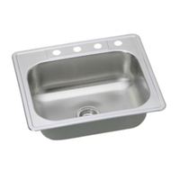 Single Bowl Kitchen Sink 25 x 22 x 7-1/8 Single Bowl Kitchen Sink 25 x 22 x 7-1/8