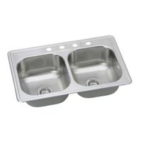 Double Bowl Kitchen Sink 33 X 22 x 8 Double Bowl Kitchen Sink 33 X 22 x 8