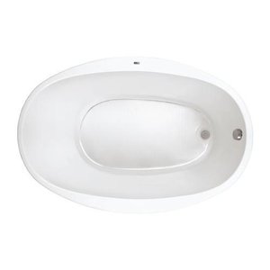 PFS5838WH Unique Size Soaking Tub - White PFS5838WH Unique Size Soaking Tub - White