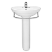 Pedestal Bathroom Sink 24-1/2'' x 20'' x 34'' Pedestal Bathroom Sink 24-1/2'' x 20'' x 34''