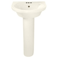 Pedestal Bathroom Sink 21'' x 18-1/2'' x 36'' Pedestal Bathroom Sink 21'' x 18-1/2'' x 36''