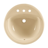 Self-Rimming Bathroom Sink 19-1/8'' Round Self-Rimming Bathroom Sink 19-1/8'' Round