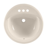 Self-Rimming Bathroom Sink 19-1/8 Round Self-Rimming Bathroom Sink 19-1/8 Round
