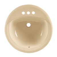 Self-Rimming Bathroom Sink 19-1/8'' Round Self-Rimming Bathroom Sink 19-1/8'' Round