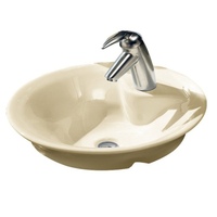Vessel Style Bathroom Sink 17-3/4''Diameter x 6-1/4'' Vessel Style Bathroom Sink 17-3/4''Diameter x 6-1/4''