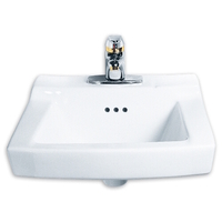 Wall Hung Bathroom Sink 20'' x 18-1/4'' x 9-1/2'' Wall Hung Bathroom Sink 20'' x 18-1/4'' x 9-1/2''