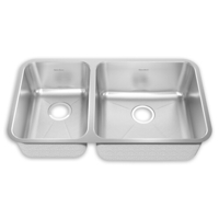 Double Bowl Kitchen Sink 32-7/8'' x 18-3/4'' x 9'' Double Bowl Kitchen Sink 32-7/8'' x 18-3/4'' x 9''