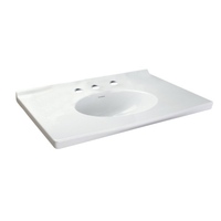 Self-Rimming Bathroom Sink 31-1/8 x 22-7/8 x 8 Self-Rimming Bathroom Sink 31-1/8 x 22-7/8 x 8