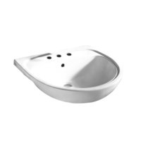 Self-Rimming Bathroom Sink 21-1/2'' x 22'' x 8-1/4'' Self-Rimming Bathroom Sink 21-1/2'' x 22'' x 8-1/4''