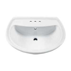 A0236004020 Cadet Pedestal Basin Part - White A0236004020 Cadet Pedestal Basin Part - White