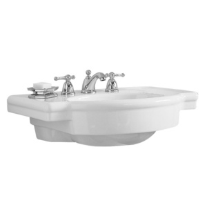A0282008020 Retrospect Pedestal Basin Part - White A0282008020 Retrospect Pedestal Basin Part - White
