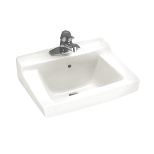 A0321075020 Declyn Wall Hung Bathroom Sink - White A0321075020 Declyn Wall Hung Bathroom Sink - White