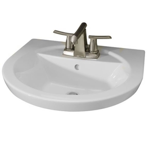 A0403008020 Tropic Pedestal Basin Part - White A0403008020 Tropic Pedestal Basin Part - White