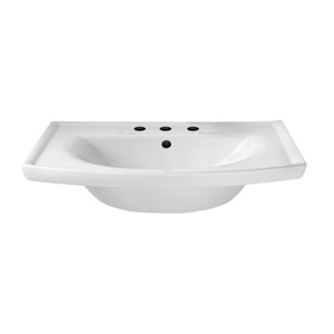 A0404008020 Tropic Pedestal Basin Part - White A0404008020 Tropic Pedestal Basin Part - White