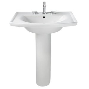 A0404800020 Tropic Pedestal Bathroom Sink - White A0404800020 Tropic Pedestal Bathroom Sink - White