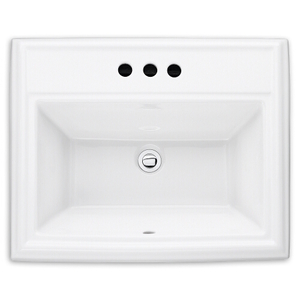 A0700001020 Town Square Self Rimming Bathroom Sink - White A0700001020 Town Square Self Rimming Bathroom Sink - White