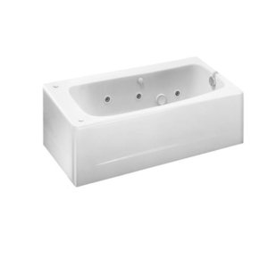 A2460128WC020 Cambridge 60'' x 32'' Whirlpool Bath - White A2460128WC020 Cambridge 60'' x 32'' Whirlpool Bath - White