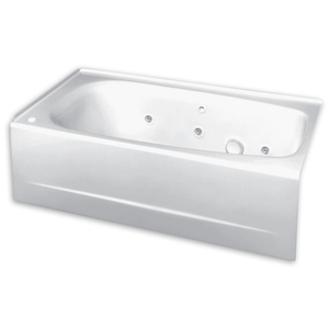 A2461028WC020 Cambridge 60'' x 32'' Whirlpool Bath - White A2461028WC020 Cambridge 60'' x 32'' Whirlpool Bath - White