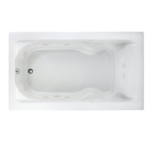A2774018WC020 Cadet 72" x 42" Whirlpool Bath - White A2774018WC020 Cadet 72" x 42" Whirlpool Bath - White