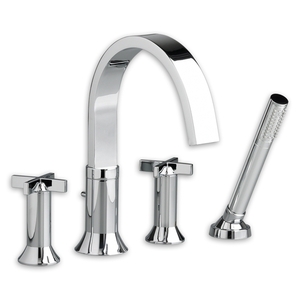 A7430921002 Berwick Deck Mount With Handshower Tub Faucet - Polished Chrome A7430921002 Berwick Deck Mount With Handshower Tub Faucet - Polished Chrome