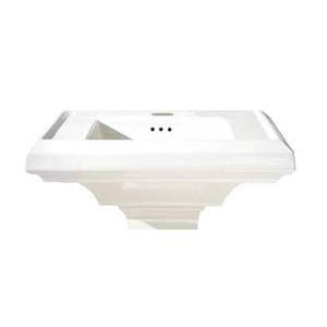 A0790001020 Town Square Pedestal Basin Part - White A0790001020 Town Square Pedestal Basin Part - White