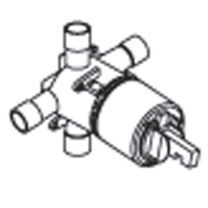 AR125 Pressure Balanced Tub & Shower Valve Rough In Valve - Rough Brass AR125 Pressure Balanced Tub & Shower Valve Rough In Valve - Rough Brass