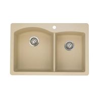 Double Bowl Kitchen Sink 33'' x 22'' x 9-1/2'' Double Bowl Kitchen Sink 33'' x 22'' x 9-1/2''