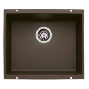 B515652 Precis White/Color Undermount - Single Bowl Kitchen Sink - Cafe Brown B515652 Precis White/Color Undermount - Single Bowl Kitchen Sink - Cafe Brown