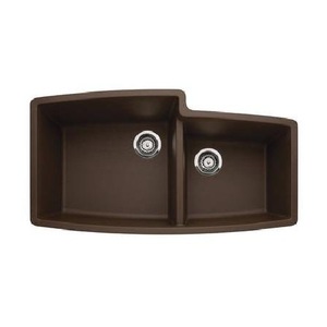 B440073 Performa White/Color Undermount - Double Bowl Kitchen Sink - Cafe Brown B440073 Performa White/Color Undermount - Double Bowl Kitchen Sink - Cafe Brown