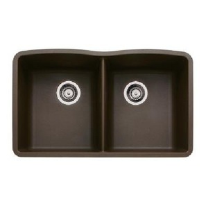 B440182 Diamond White/Color Undermount - Double Bowl Kitchen Sink - Cafe Brown B440182 Diamond White/Color Undermount - Double Bowl Kitchen Sink - Cafe Brown