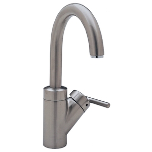 B440624 Rados Single-Hole Bar Faucet - Stainless Steel B440624 Rados Single-Hole Bar Faucet - Stainless Steel