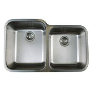 B441023 Stellar Stainless Steel Undermount - Double Bowl Kitchen Sink - Stainless Steel B441023 Stellar Stainless Steel Undermount - Double Bowl Kitchen Sink - Stainless Steel