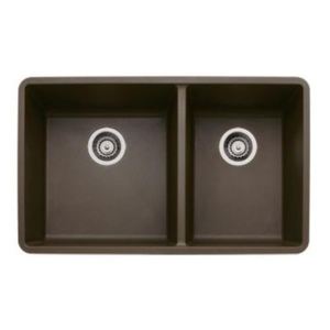 B441129 Silgranit White/Color Undermount - Double Bowl Kitchen Sink - Cafe Brown B441129 Silgranit White/Color Undermount - Double Bowl Kitchen Sink - Cafe Brown