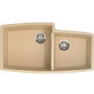 B441225 Performa White/Color Undermount - Double Bowl Kitchen Sink - Biscotti B441225 Performa White/Color Undermount - Double Bowl Kitchen Sink - Biscotti