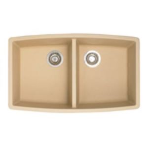 B441226 Performa White/Color Undermount - Double Bowl Kitchen Sink - Biscotti B441226 Performa White/Color Undermount - Double Bowl Kitchen Sink - Biscotti