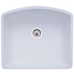 B440175 Diamond White/Color Undermount - Single Bowl Kitchen Sink - White B440175 Diamond White/Color Undermount - Single Bowl Kitchen Sink - White