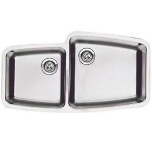 B440112 Performa Stainless Steel Undermount - Double Bowl Kitchen Sink - Stainless Steel B440112 Performa Stainless Steel Undermount - Double Bowl Kitchen Sink - Stainless Steel