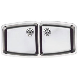 B440111 Performa Stainless Steel Undermount - Double Bowl Kitchen Sink - Stainless Steel B440111 Performa Stainless Steel Undermount - Double Bowl Kitchen Sink - Stainless Steel