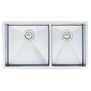 B515824 Precision Stainless Steel Undermount - Double Bowl Kitchen Sink - Stainless Steel B515824 Precision Stainless Steel Undermount - Double Bowl Kitchen Sink - Stainless Steel