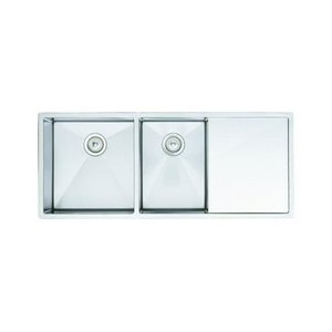 B516217 Precision Stainless Steel Undermount - Double Bowl Kitchen Sink - Stainless Steel B516217 Precision Stainless Steel Undermount - Double Bowl Kitchen Sink - Stainless Steel