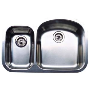 B440166 Wave Plus Stainless Steel Undermount - Double Bowl Kitchen Sink - Stainless Steel B440166 Wave Plus Stainless Steel Undermount - Double Bowl Kitchen Sink - Stainless Steel