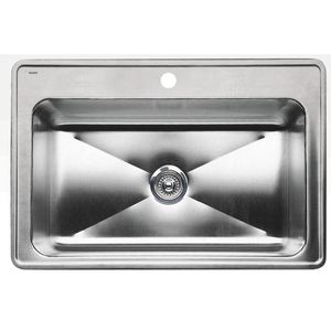 B440278 Magnum Stainless Steel Single Bowl Kitchen Sink - Stainless Steel B440278 Magnum Stainless Steel Single Bowl Kitchen Sink - Stainless Steel