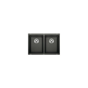 B516322 Precis White/Color Undermount - Double Bowl Kitchen Sink - Anthracite B516322 Precis White/Color Undermount - Double Bowl Kitchen Sink - Anthracite
