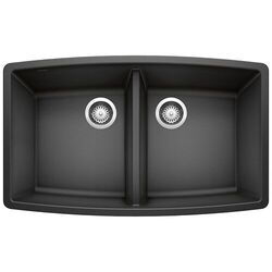 B440068 Performa White/Color Undermount - Double Bowl Kitchen Sink - Cafe Brown B440068 Performa White/Color Undermount - Double Bowl Kitchen Sink - Cafe Brown